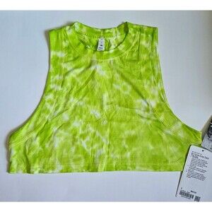 Lululemon all yours cropped tank tie dye 4 NWT